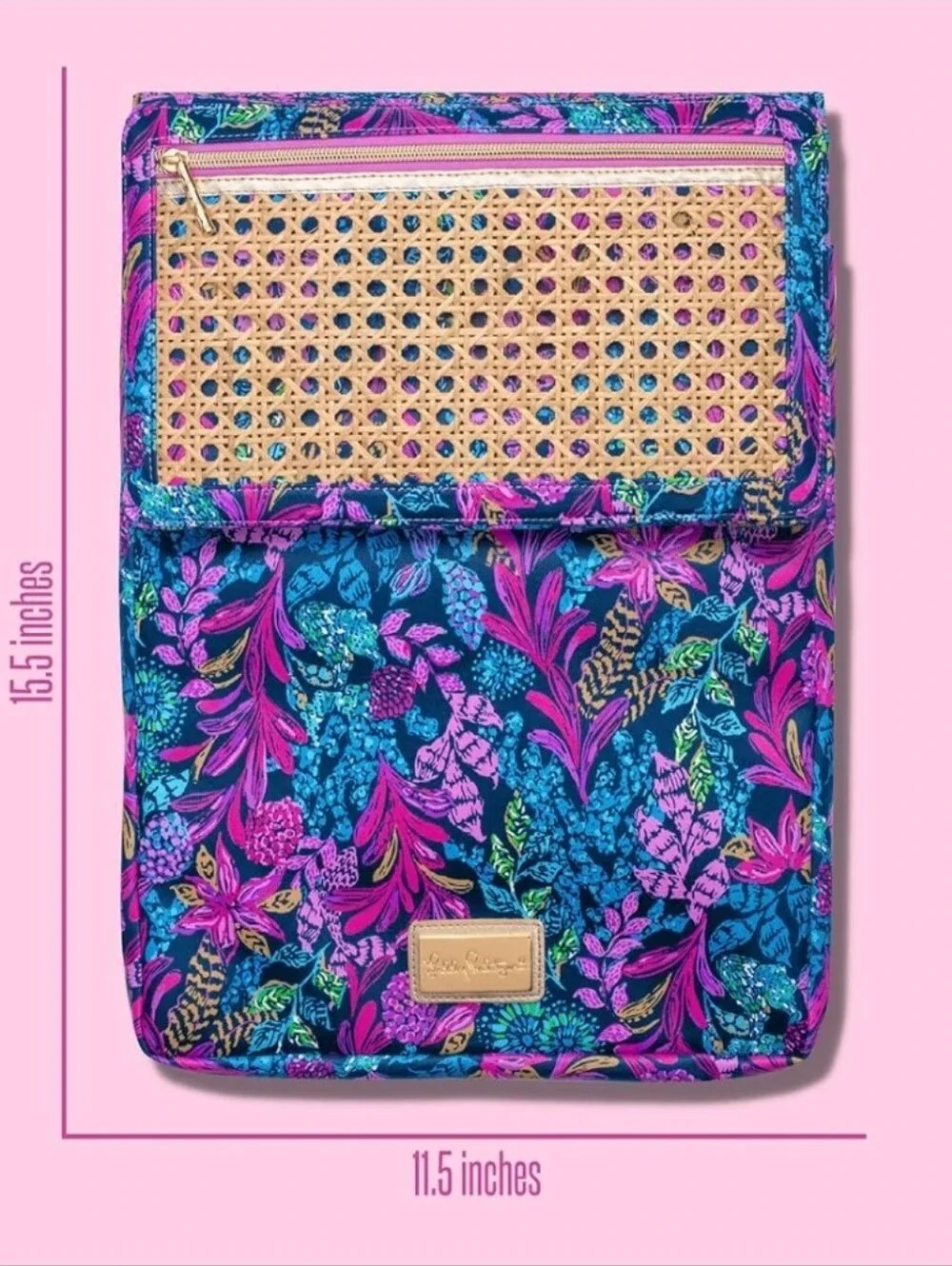 Lilly Pulitzer Calypso Coast Faux Leather 14